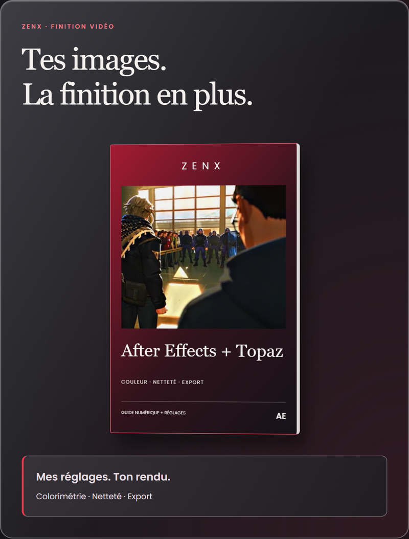 ZENX — Pack After Effects + Topaz